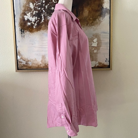 Alfani salmon colored button down shirt size Medium EC - Picture 3 of 8